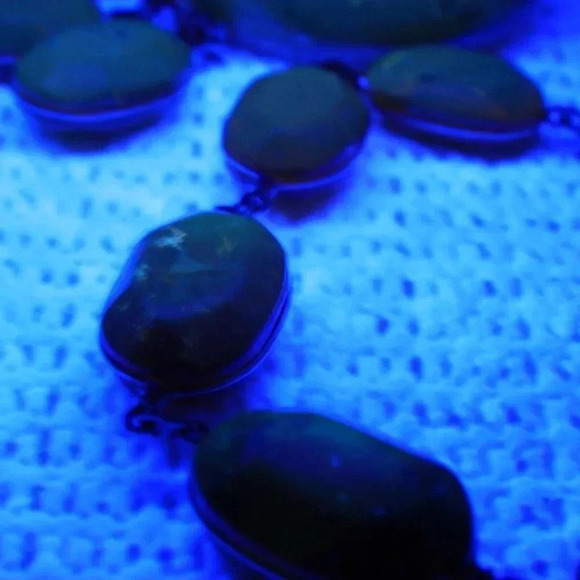 Gold Tone Baltic Raw Polished Amber Set - Picture 7 of 7